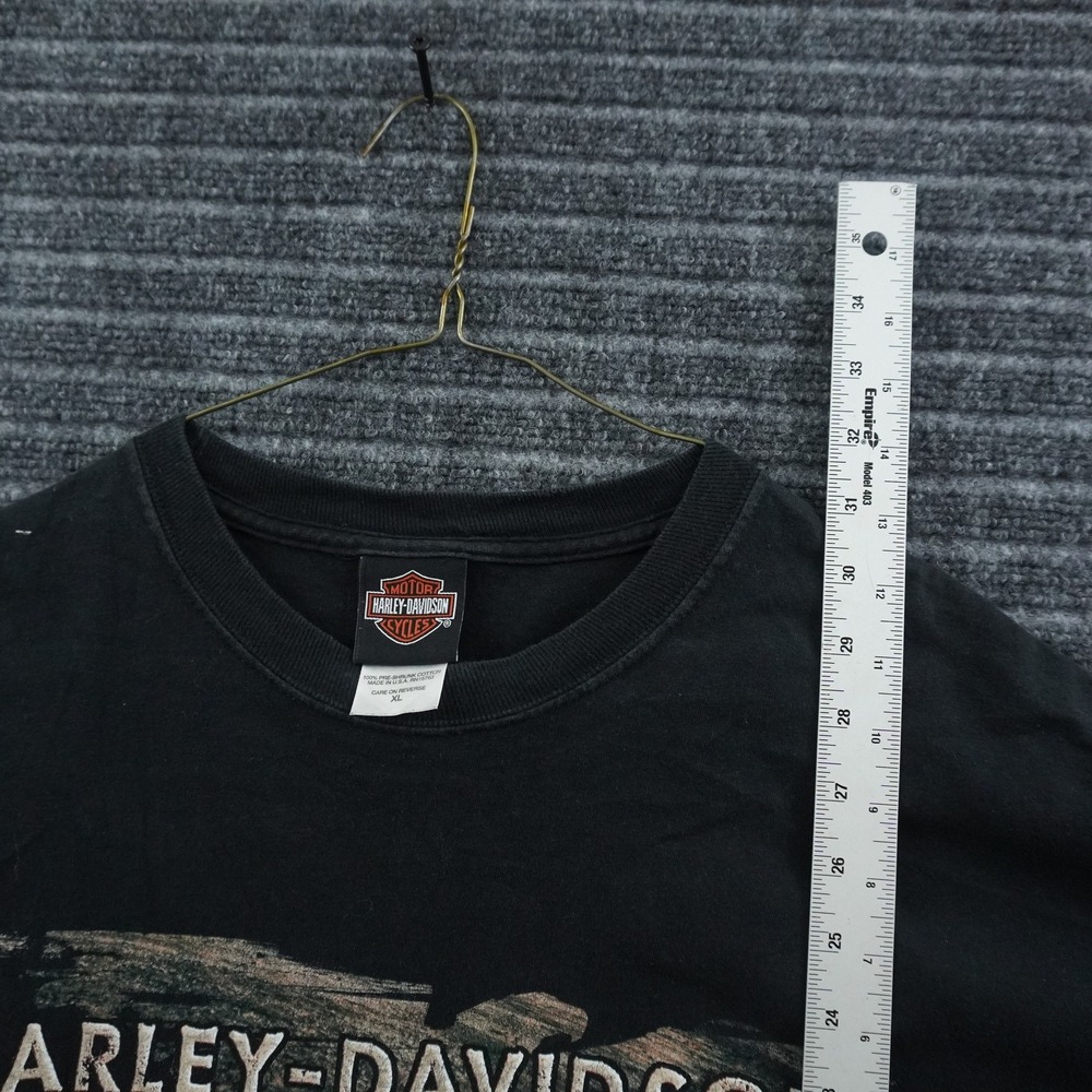 Harley-Davidson Graphic T-Shirt Mens XL Black Smoky Mountain Tennessee Dragon - Picture 8 of 10